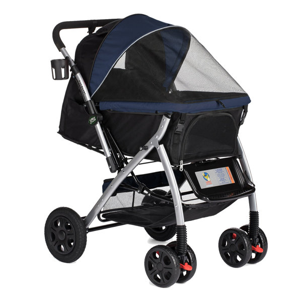 HPZ Pet Rover Premium Folding Standard Stroller & Reviews Wayfair